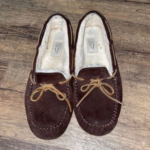 Brown Ugg moccasins